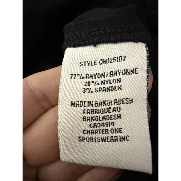 Jules & Leopold Sz M Black Pull On Pants Rayon Blend Stretch Style CHU25107 EUC - Picture 7 of 12